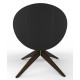 Revive Upholstered Retro Lounge Chair With Wooden Pyramid Base
